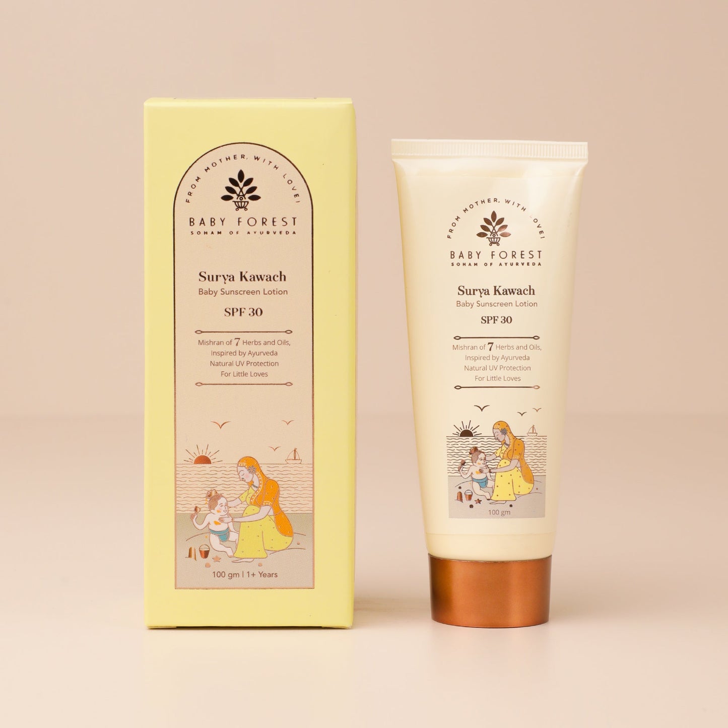 Baby Forest Surya Kawach Baby Sunscreen Lotion