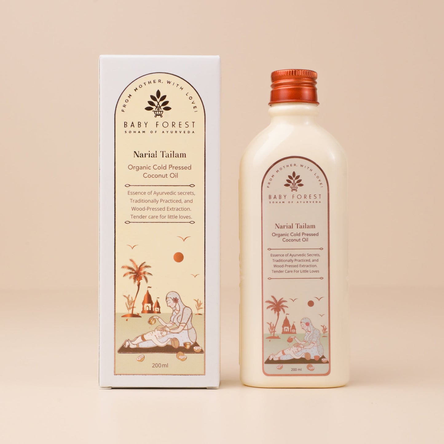 Baby Forest Narial Tailam Organic Cold Pressed Coconut Oil