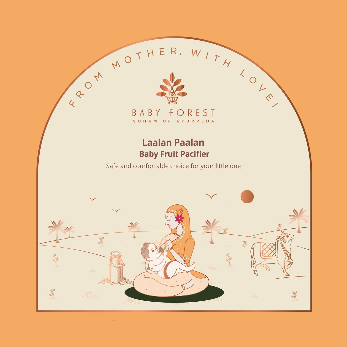 Baby Forest Laalan Paalan Baby Fruit Pacifier