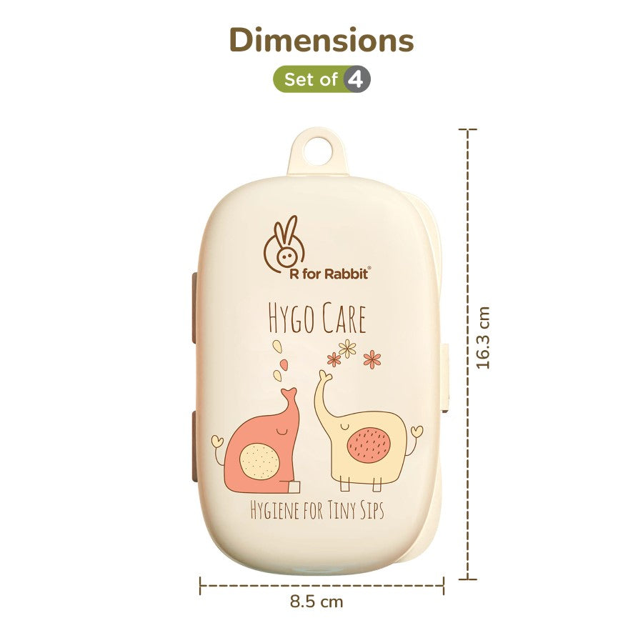 R for Rabbit Hygo Care Jumbo Baby Bottle Cleaner Brush Set