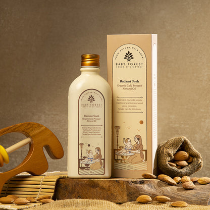 Baby Forest Badami Sneh - Organic Cold Pressed Almond Oil