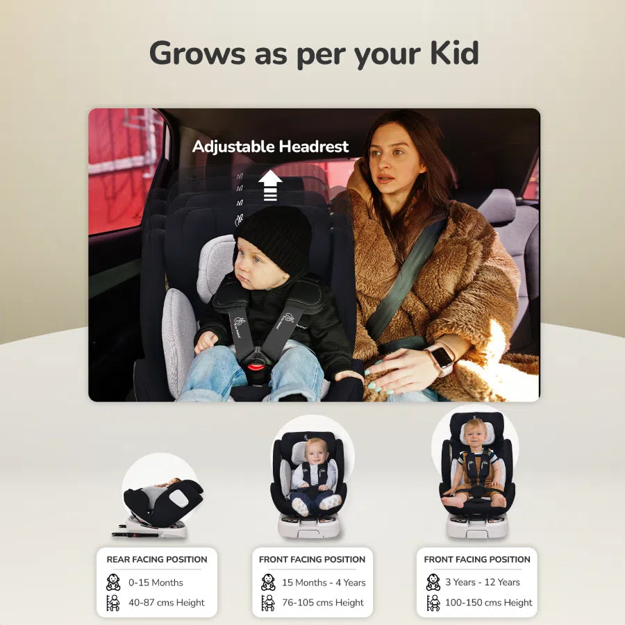 R for Rabbit Jack N Jill ISOFIX Plus Car Seat for kids