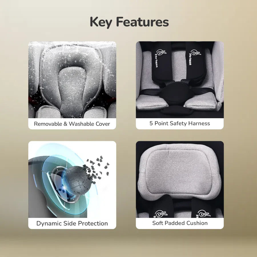 R for Rabbit Jack N Jill ISOFIX Plus Car Seat for kids