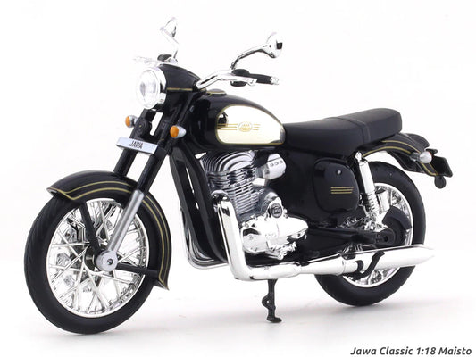 Maisto Jawa Classic Black 1:18 Scale Diecast Model
