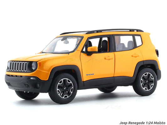 Maisto Diecast Jeep Renegade Orange - 1/24