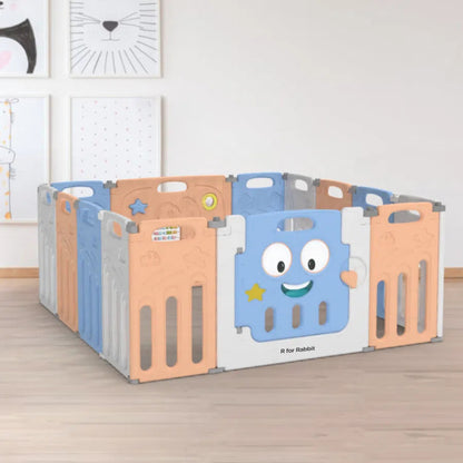 R for Rabbit Joyland Playard For Kids 14-Panel Playard