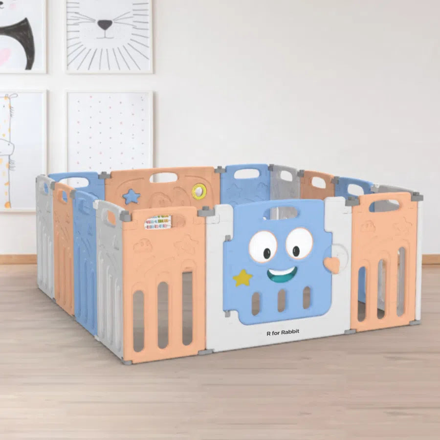R for Rabbit Joyland Playard For Kids 14-Panel Playard