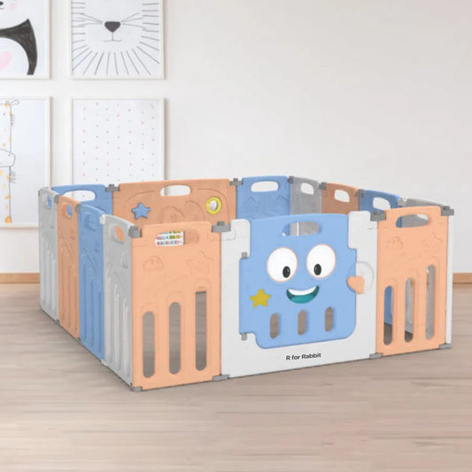 R for Rabbit Joyland Playard For Kids 14-Panel Playard