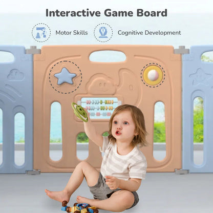 R for Rabbit Joyland Playard For Kids 14-Panel Playard