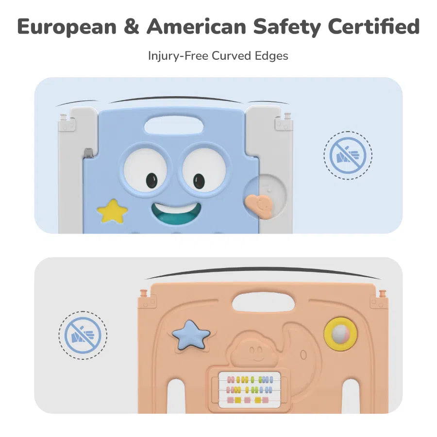 R for Rabbit Joyland Playard For Kids 14-Panel Playard