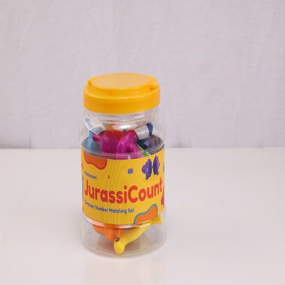 Open Ended JurassiCount-Montessori Dinosaur Number Matching Set (20 pcs)