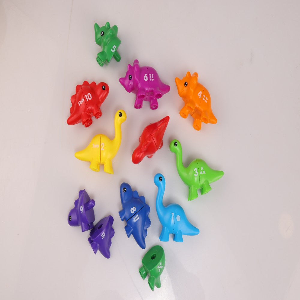 Open Ended JurassiCount-Montessori Dinosaur Number Matching Set (20 pcs)
