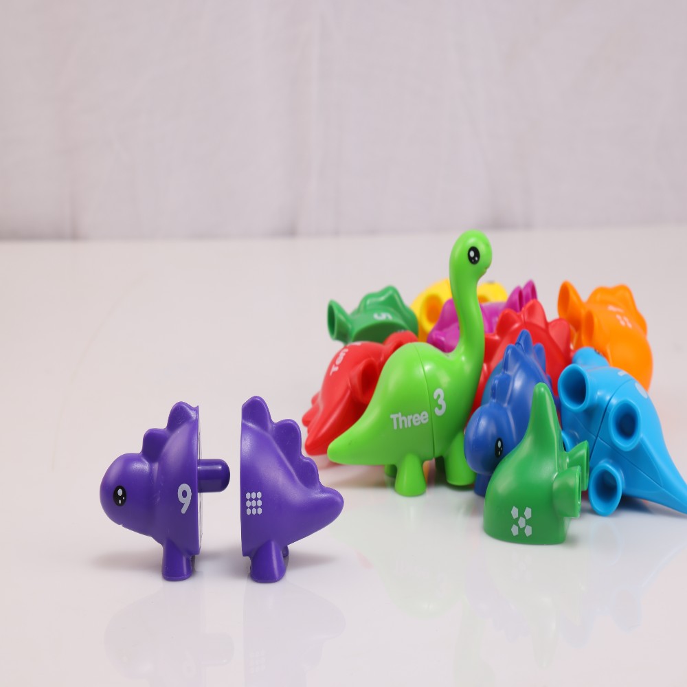 Open Ended JurassiCount-Montessori Dinosaur Number Matching Set (20 pcs)
