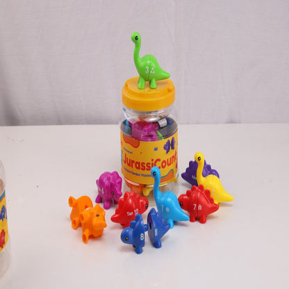 Open Ended JurassiCount-Montessori Dinosaur Number Matching Set (20 pcs)