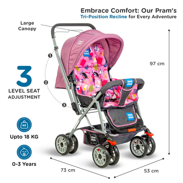 Mee Mee Little Explorer Advance Baby Stroller / Pram