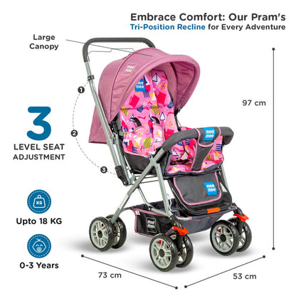 Mee Mee Little Explorer Advance Baby Stroller / Pram