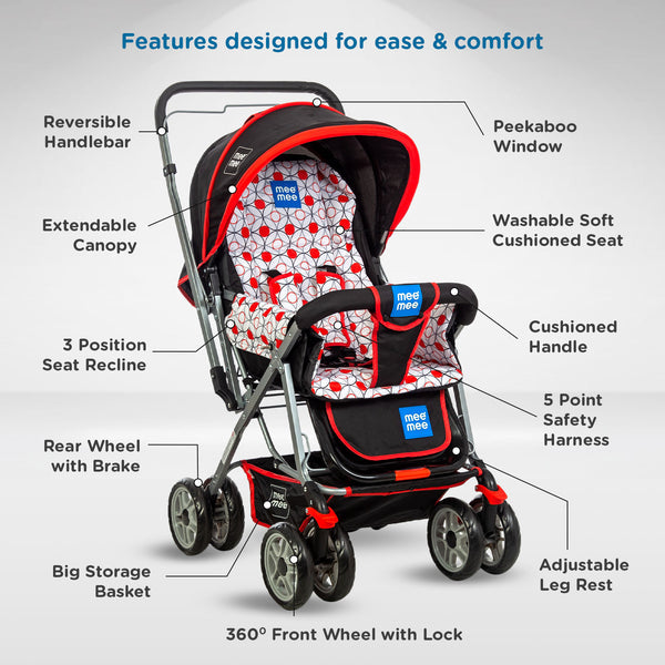 Mee Mee Little Explorer Baby Stroller/Pram