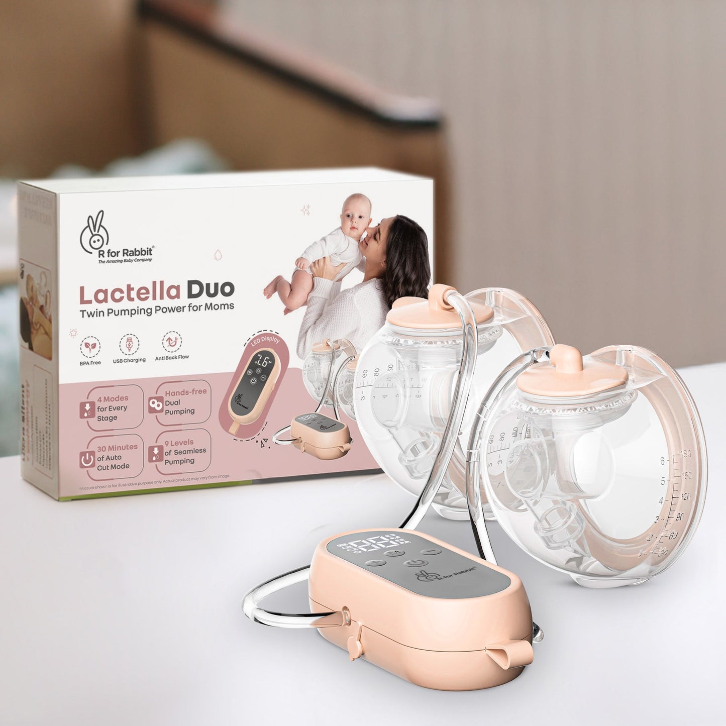 R for Rabbit Lactella Duo Smart Breast Pump