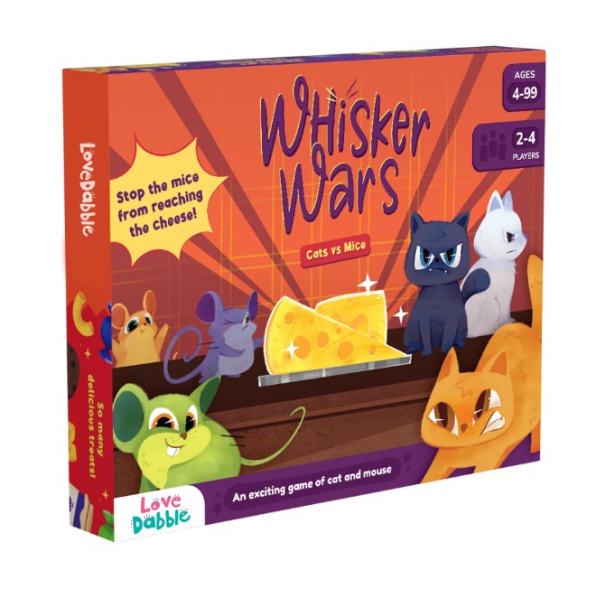 Dabble Whisker Wars - Cats vs Mice - Board Game
