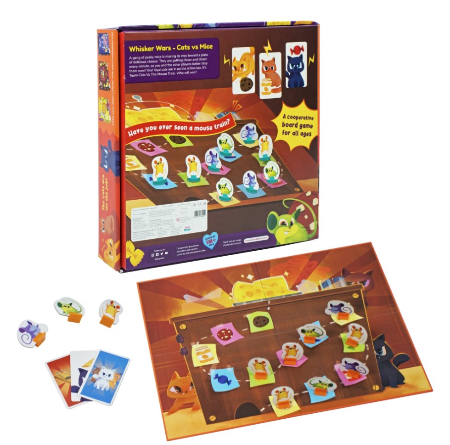 Dabble Whisker Wars - Cats vs Mice - Board Game