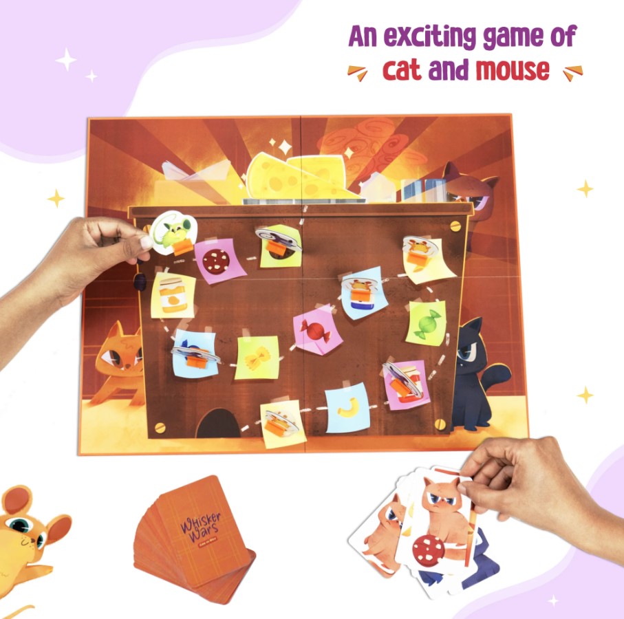 Dabble Whisker Wars - Cats vs Mice - Board Game