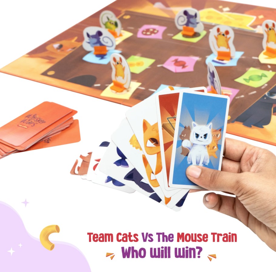 Dabble Whisker Wars - Cats vs Mice - Board Game