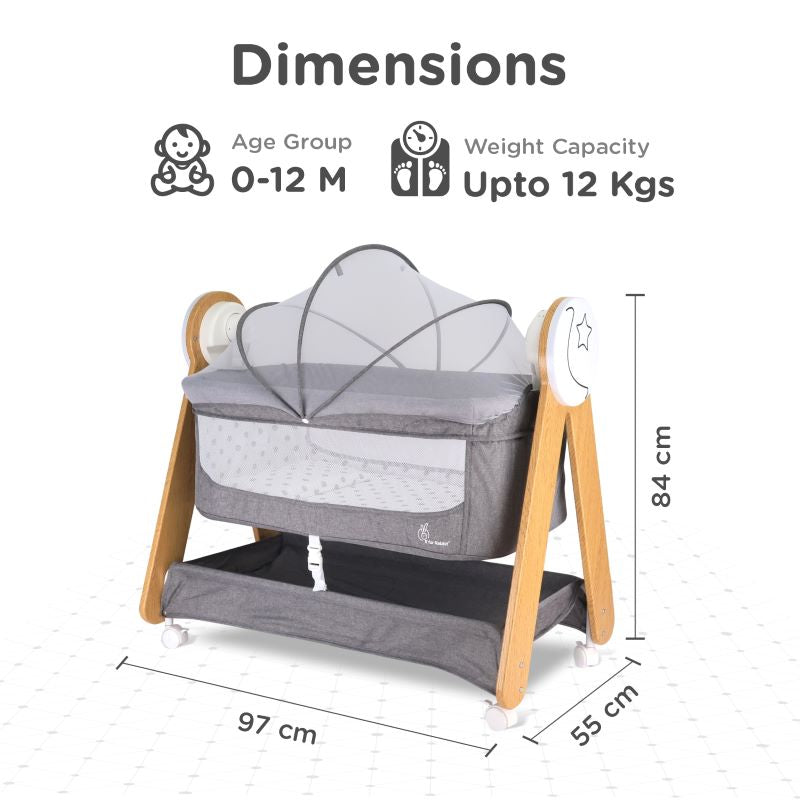 R for Rabbit Lullabies Woodsy Electric Cradle For Babies