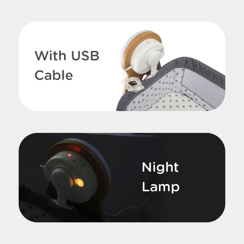 R for Rabbit Lullabies Woodsy Electric Cradle For Babies