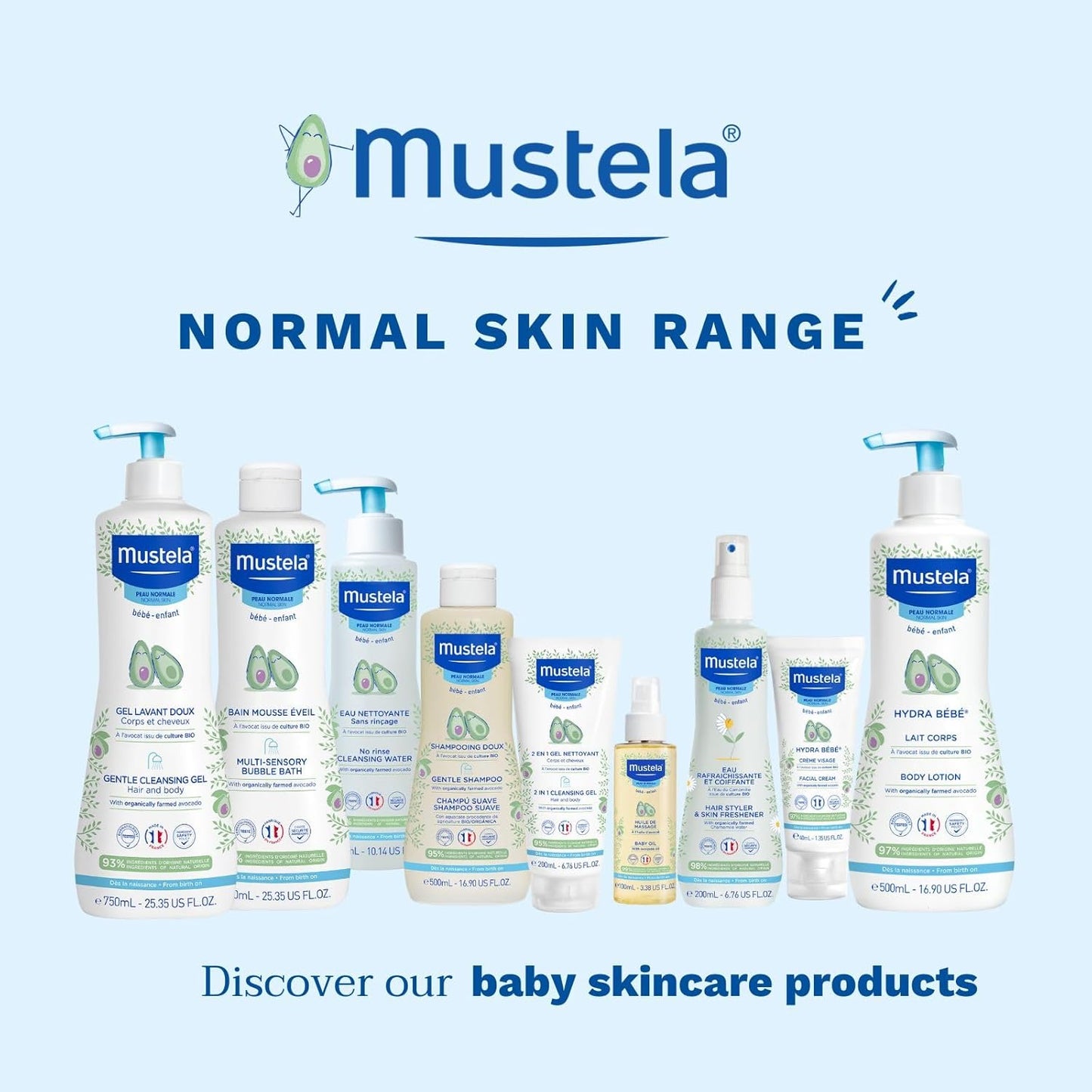 Mustela Baby & Kids Shampoo 500ml