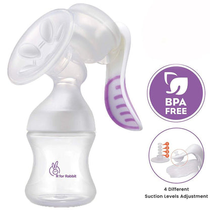 R for Rabbit Manual Feeding Breast Pump