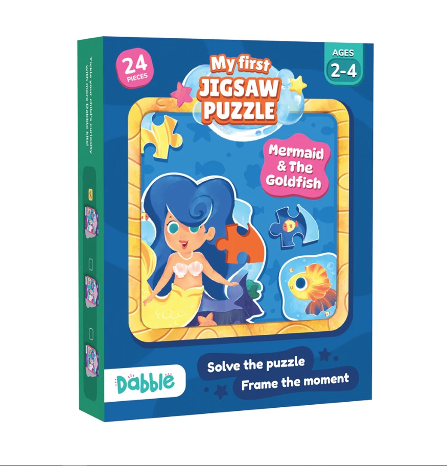 Dabble My First Jigsaw Puzzle Mermaid & The Gold Fish