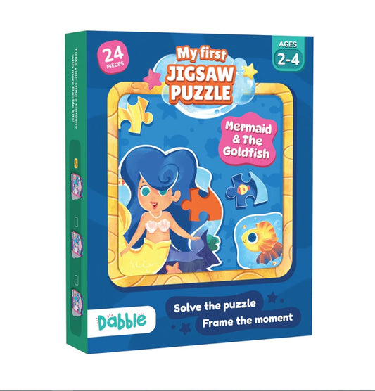 Dabble My First Jigsaw Puzzle Mermaid & The Gold Fish