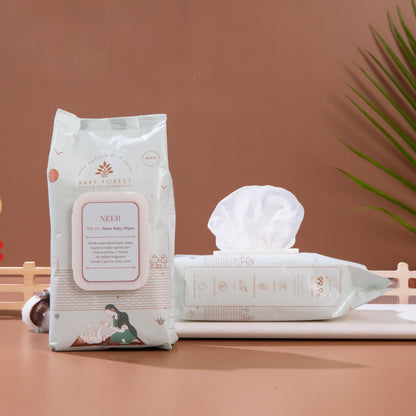 Baby Forest Neer 99.9% Water Baby Wipes (Pack of 2)