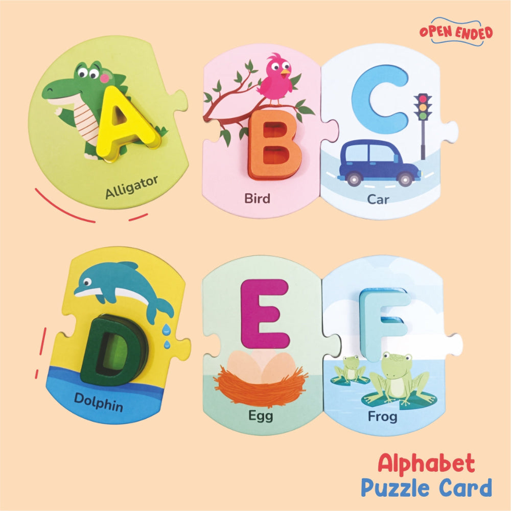 Open Ended 2 in 1 Alphabet Board Puzzle