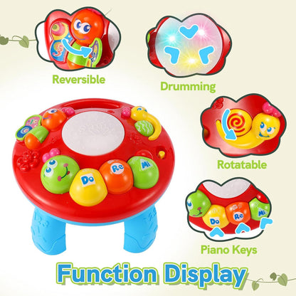 Open Ended Caterpillar Learning Table