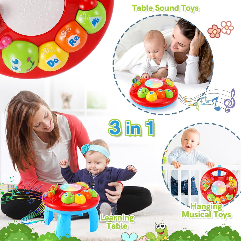 Open Ended Caterpillar Learning Table