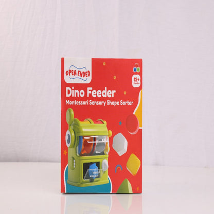 Open Ended Dino Feeder - Montessori Sensory Shape Sorter