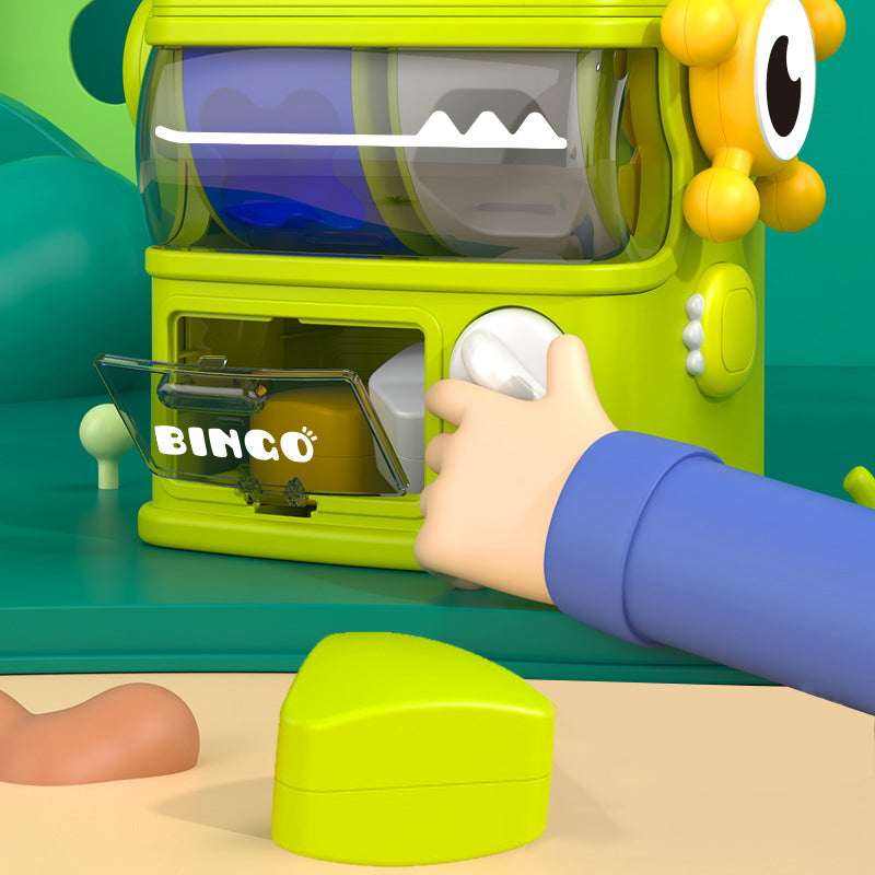 Open Ended Dino Feeder - Montessori Sensory Shape Sorter