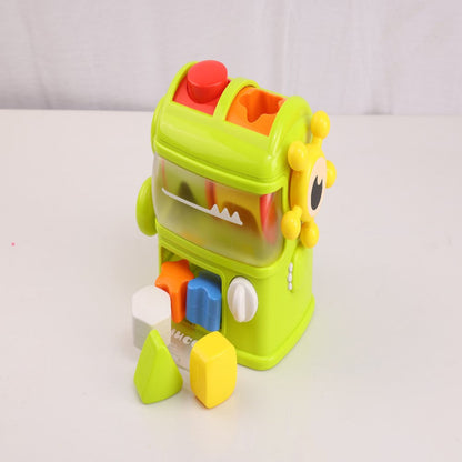 Open Ended Dino Feeder - Montessori Sensory Shape Sorter