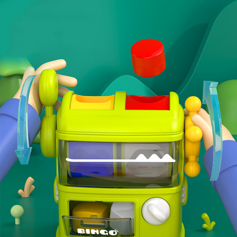 Open Ended Dino Feeder - Montessori Sensory Shape Sorter