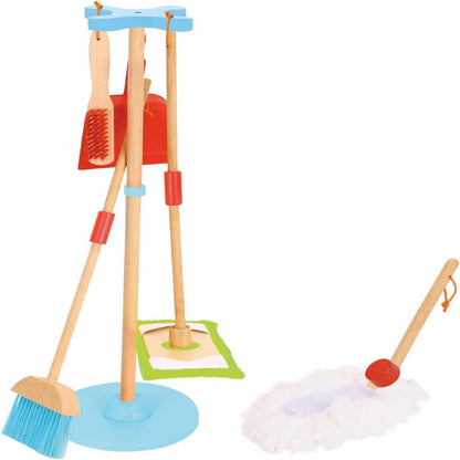 Open Ended Kids Wooden Cleaning Set