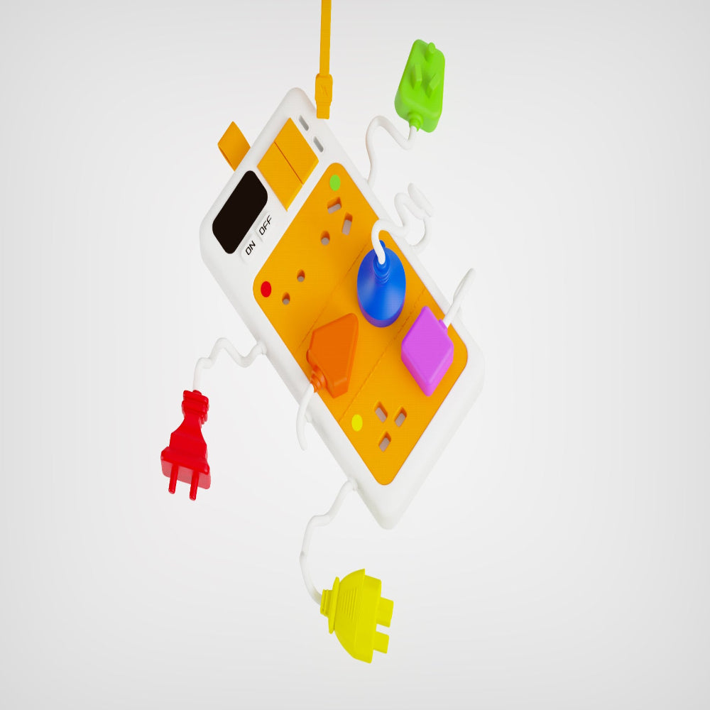 Open Ended Montessori Plug & Play Busy Board