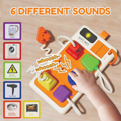 Open Ended Montessori Plug & Play Busy Board