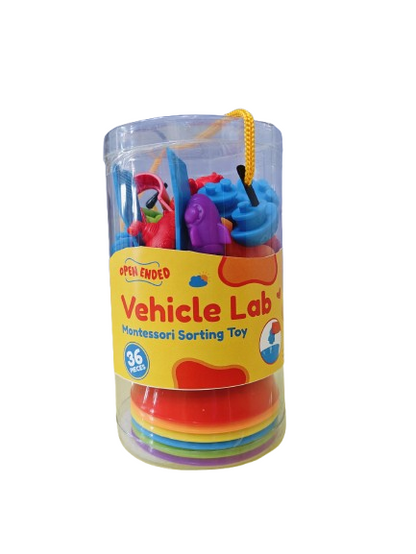 Open Ended Vehicle Lab Montessori Sorting Toy (44 Pcs)