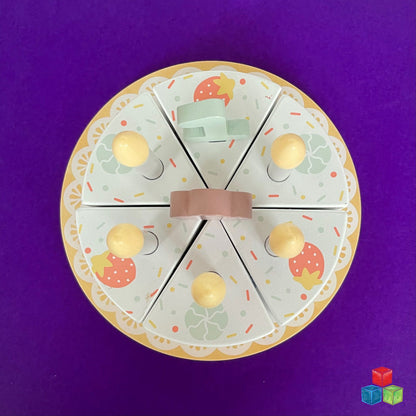 Open Ended Wooden Birthday Cake Set -21 Pieces