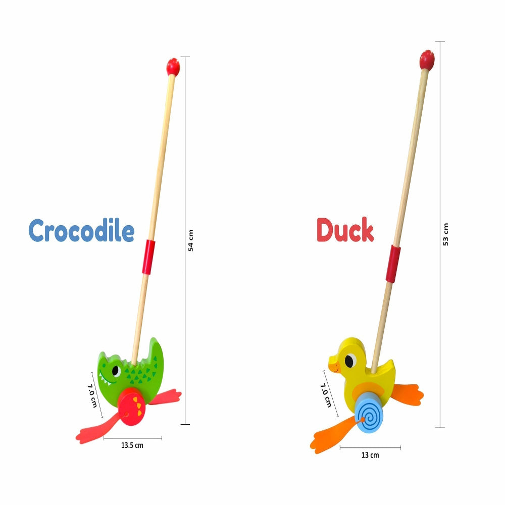 Open Ended Wooden Push Toy