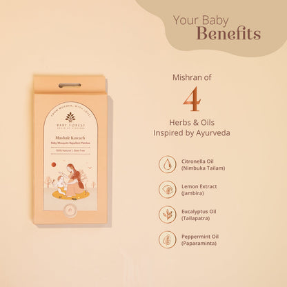 Baby Forest Mashak Kawach Baby Mosquito Repellent Patches