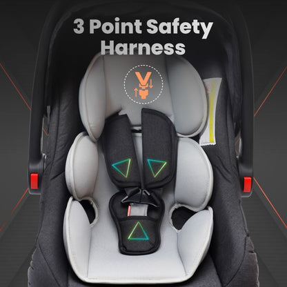 R for Rabbit Picaboo Grand 4 in 1 Multipurpose Baby Carry Cot Cum Car Seat