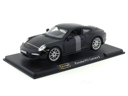 Bburago 1/24 Scale Porsche 911 Carrera Diecast Car Black