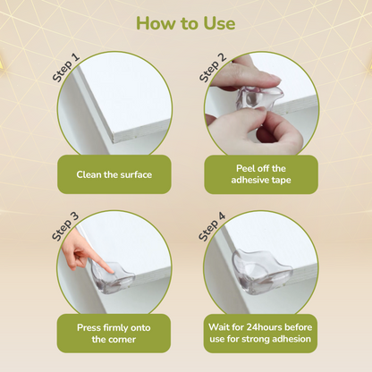 R for Rabbit Protector Plus Corner Cushion Guard BPA-Free Baby Safety Corners